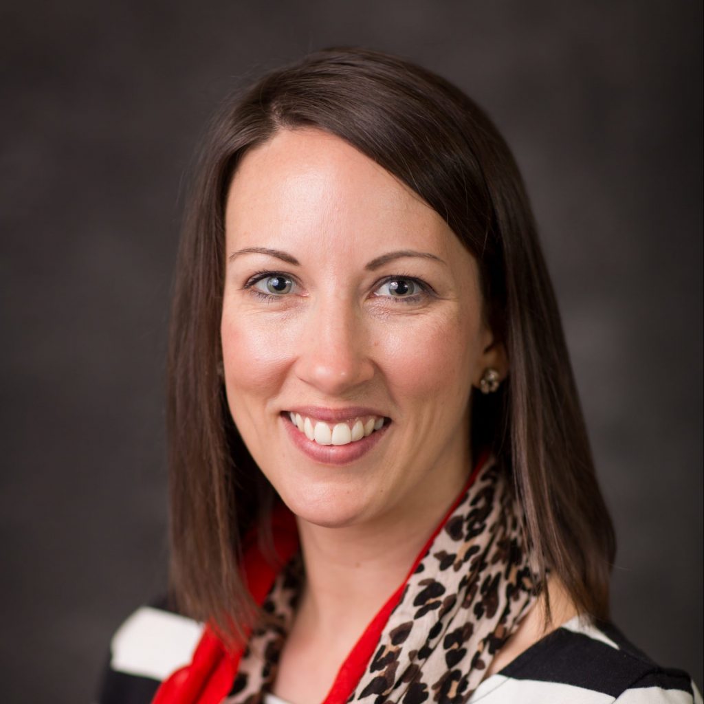 Headshot of Ready Ready family literacy coordinator Megan LeFaivre. Click to see her bio.
