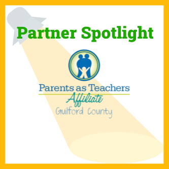 Parents as Teachers logo with text reading Partner Spotlight